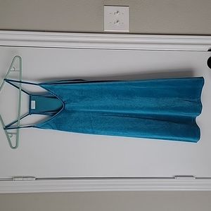 Abound velvet teal dress